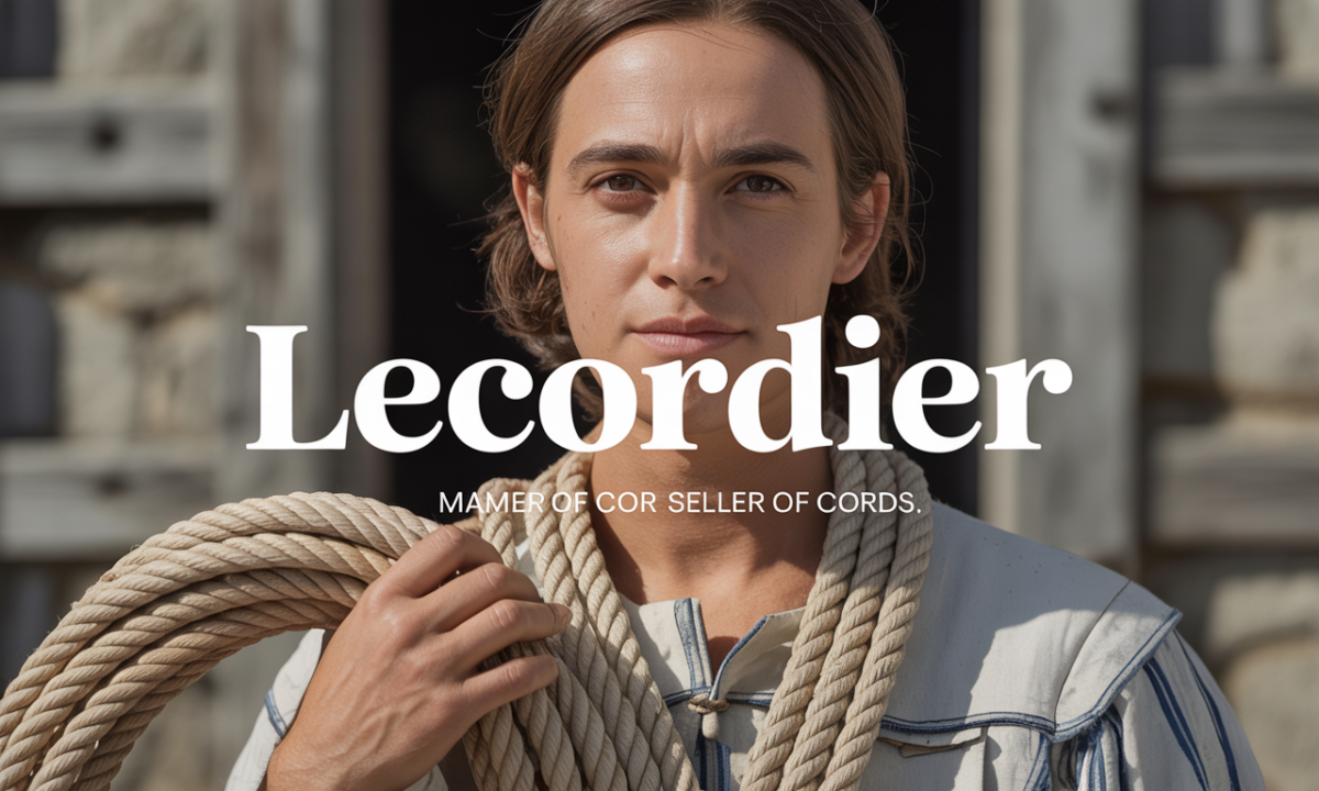 Illustration de Lecordier, Noms de famille