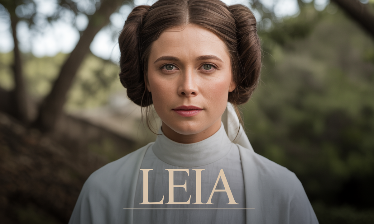 Illustration symbolique liée à l’origine du prénom Leia