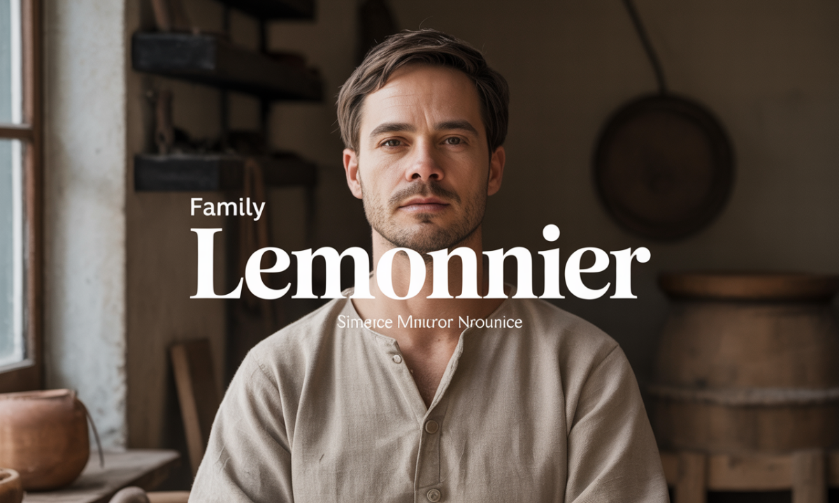 Illustration de Lemonnier, Noms de famille