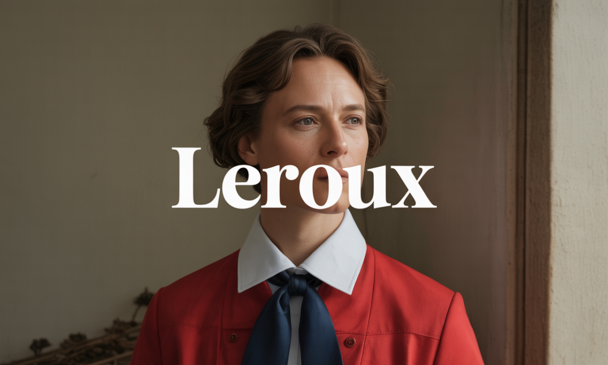 Illustration liée à l’origine et à l’histoire du nom de famille Leroux