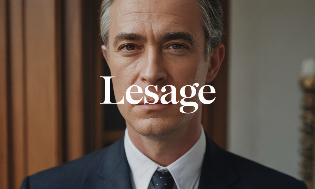Illustration liée à l’origine et à l’histoire du nom de famille Lesage