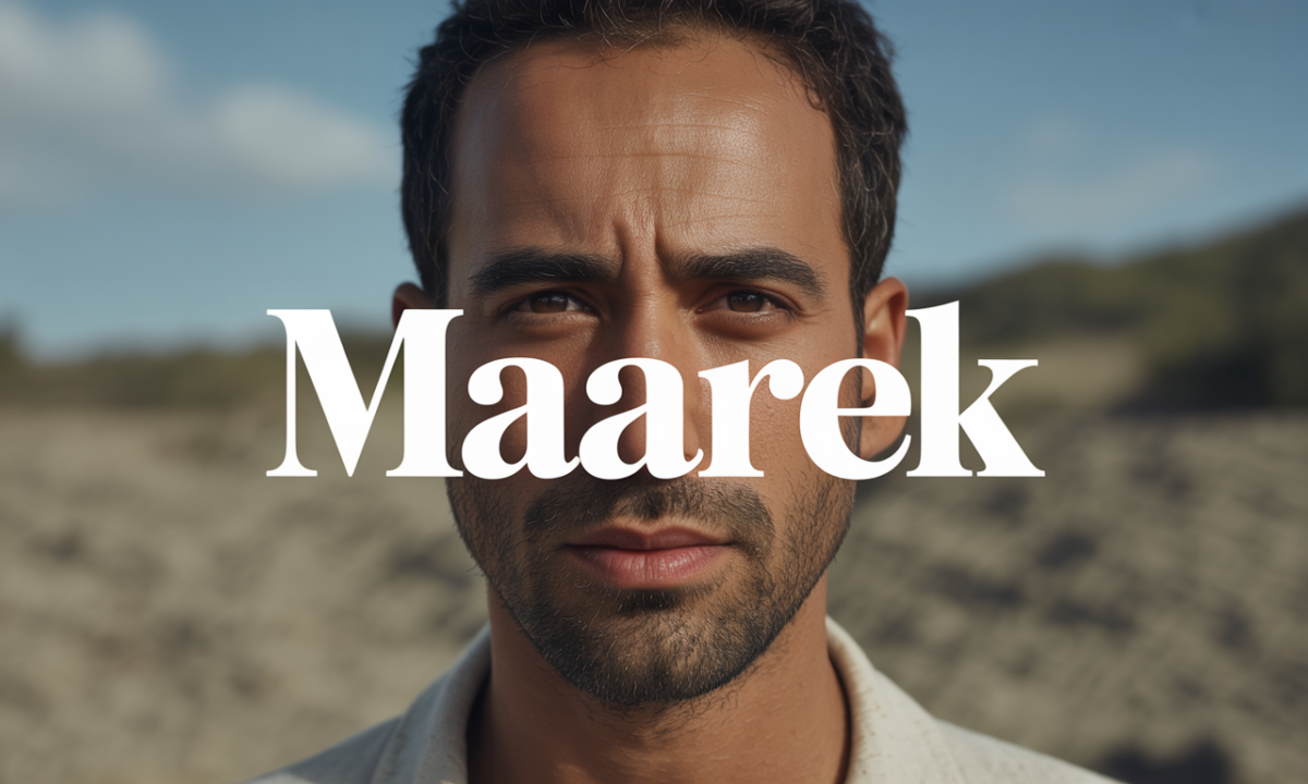 Illustration liée à l’origine et à l’histoire du nom de famille Maarek