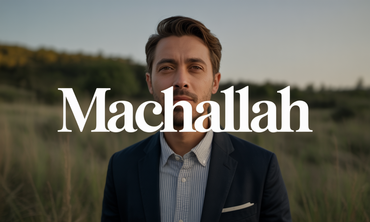 Illustration symbolique liée à l’origine du prénom Machallah