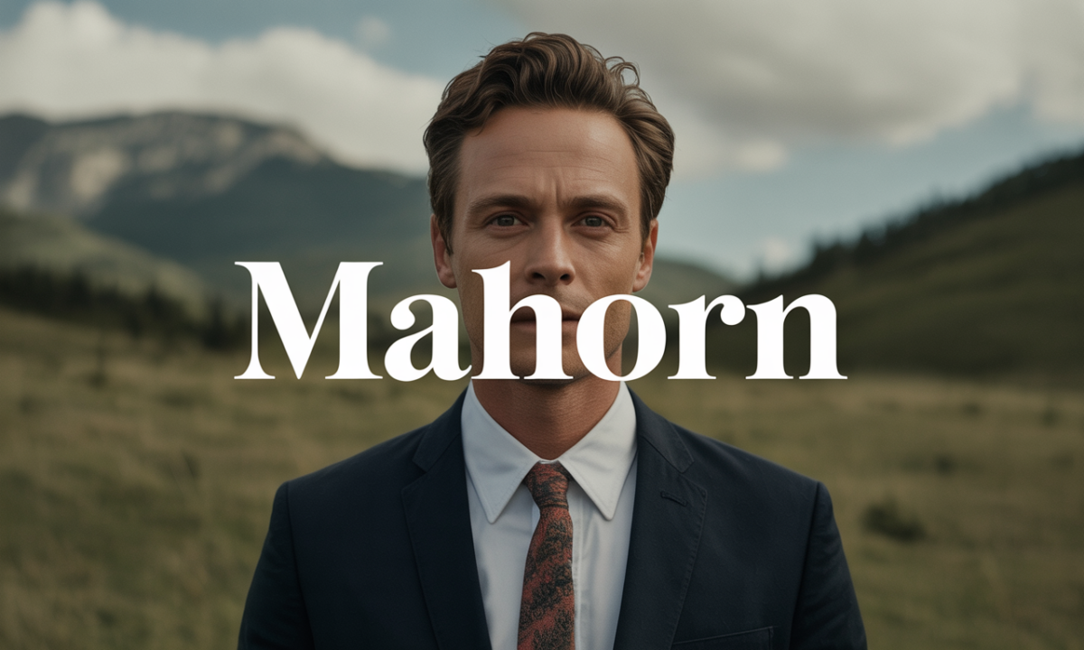 Illustration liée à l’origine et à l’histoire du nom de famille Mahorn