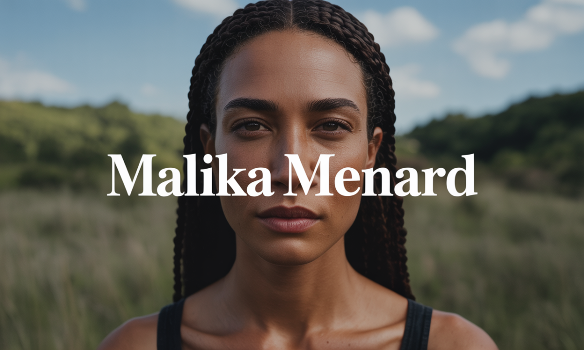 Illustration de Malika Menard, personnalité publique