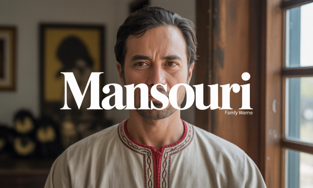 Illustration liée à l’origine et à l’histoire du nom de famille Mansouri