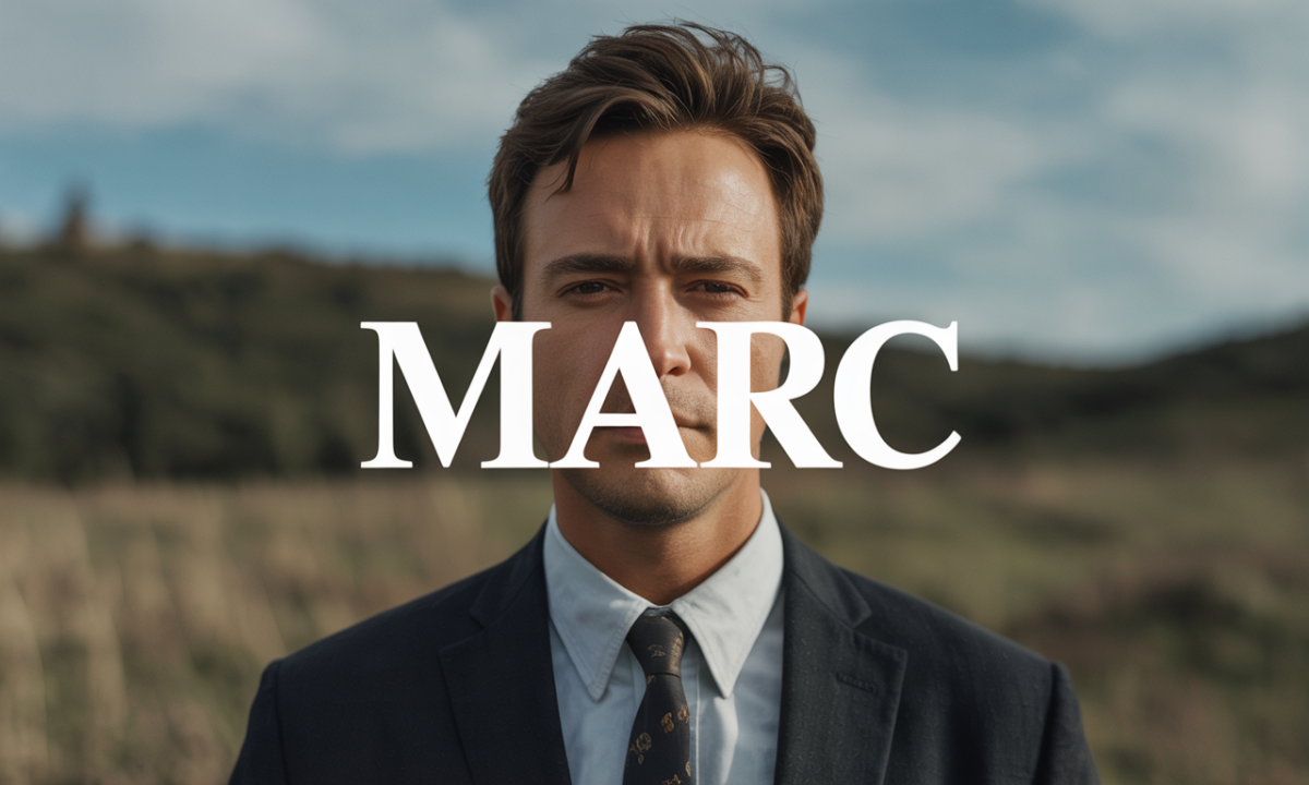 Illustration liée à l’origine et à l’histoire du nom de famille Marc