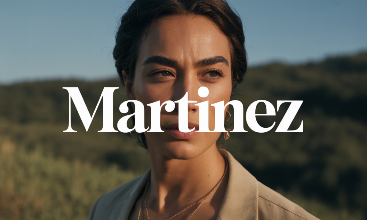 Illustration de Martinez, Noms de famille