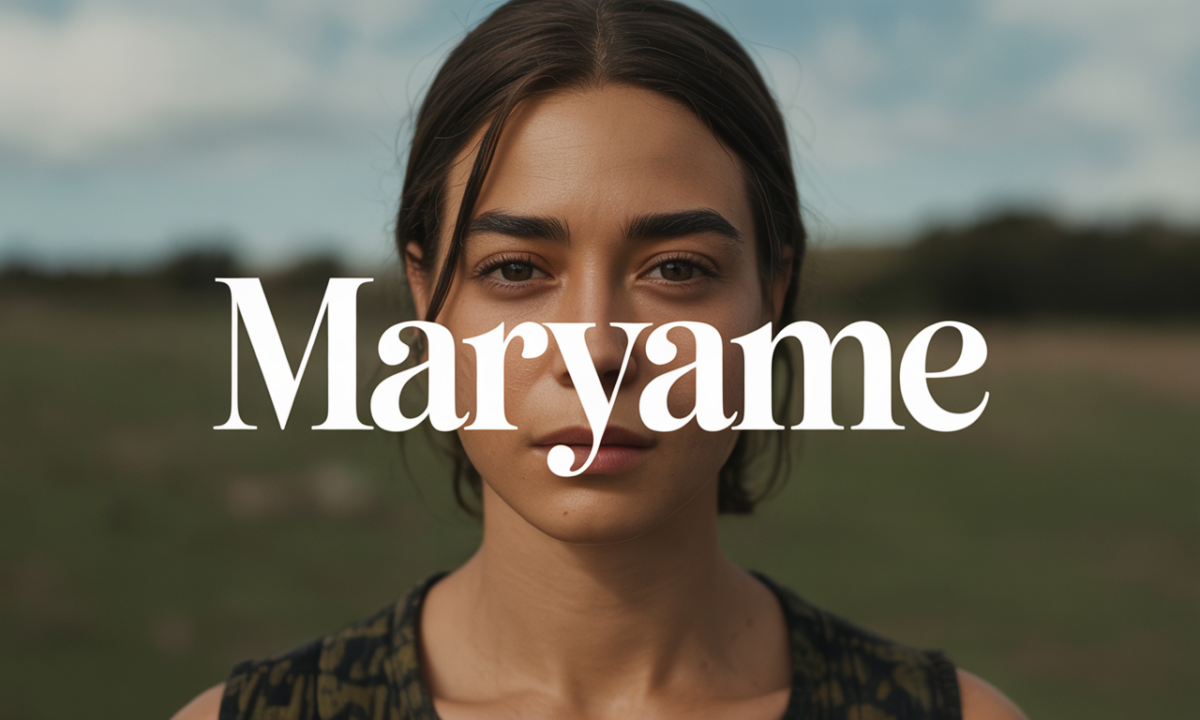 Illustration symbolique liée à l’origine du prénom Maryame