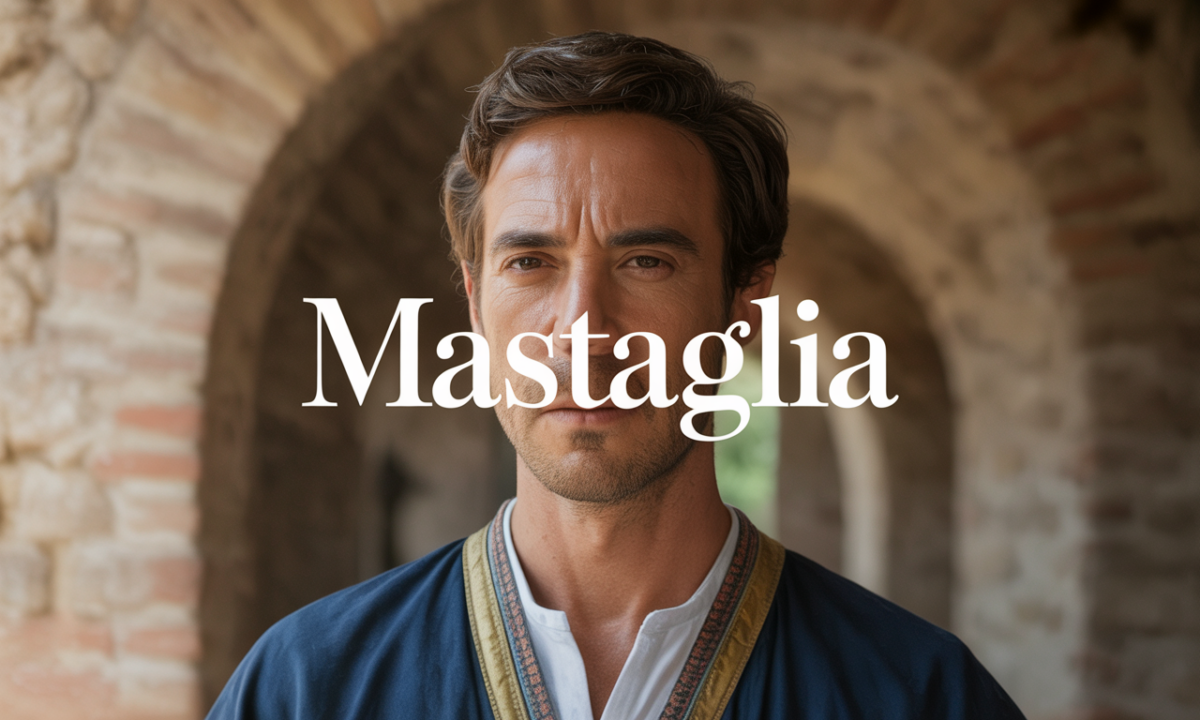 Illustration liée à l’origine et à l’histoire du nom de famille Mastaglia