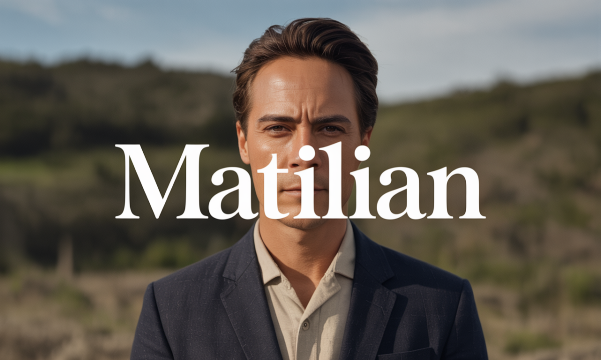 Illustration liée à l’origine et à l’histoire du nom de famille Matilian