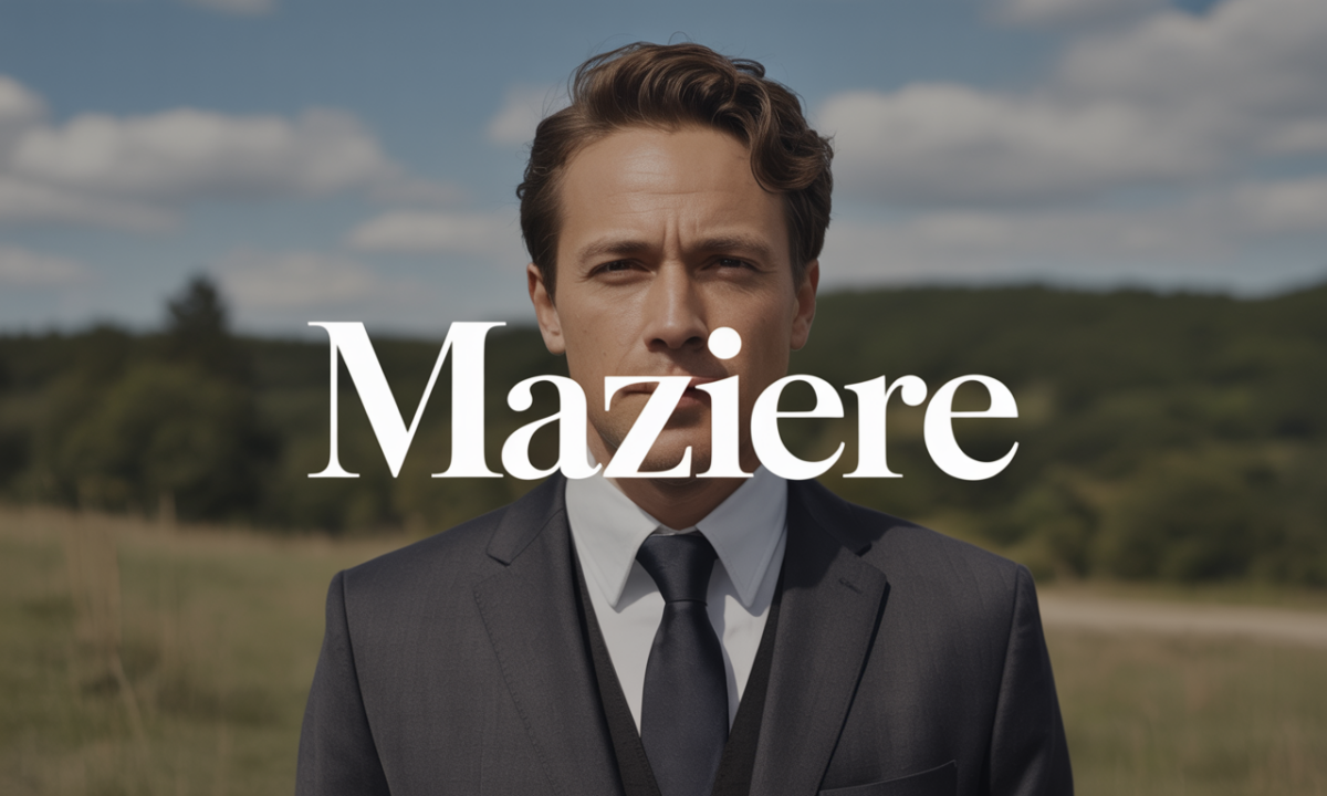 Illustration de Maziere, Noms de famille