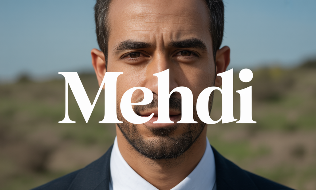 Illustration symbolique liée à l’origine du prénom Medhi