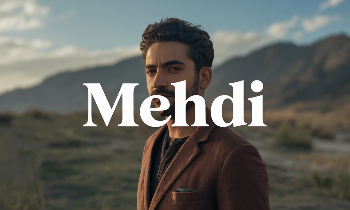 Illustration symbolique liée à l’origine du prénom Mehdi