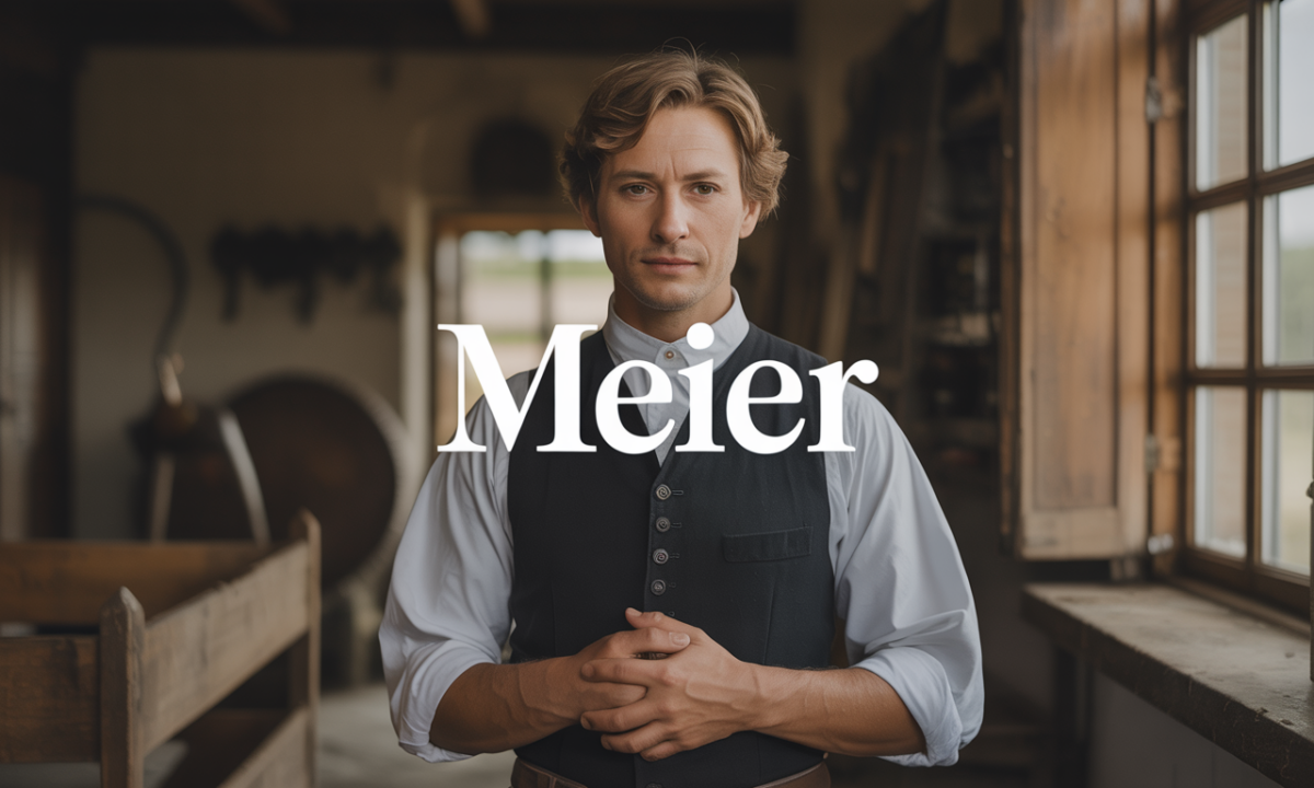 Illustration de Meier, Noms de famille