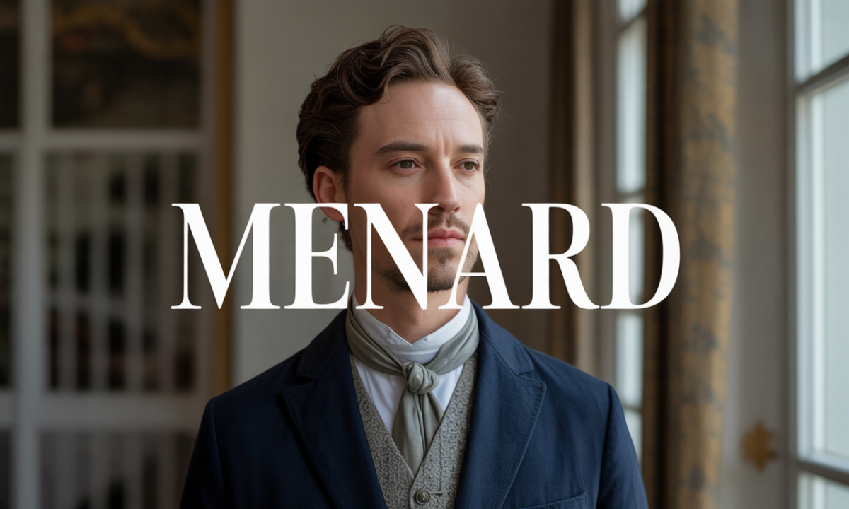 Illustration liée à l’origine et à l’histoire du nom de famille Menard