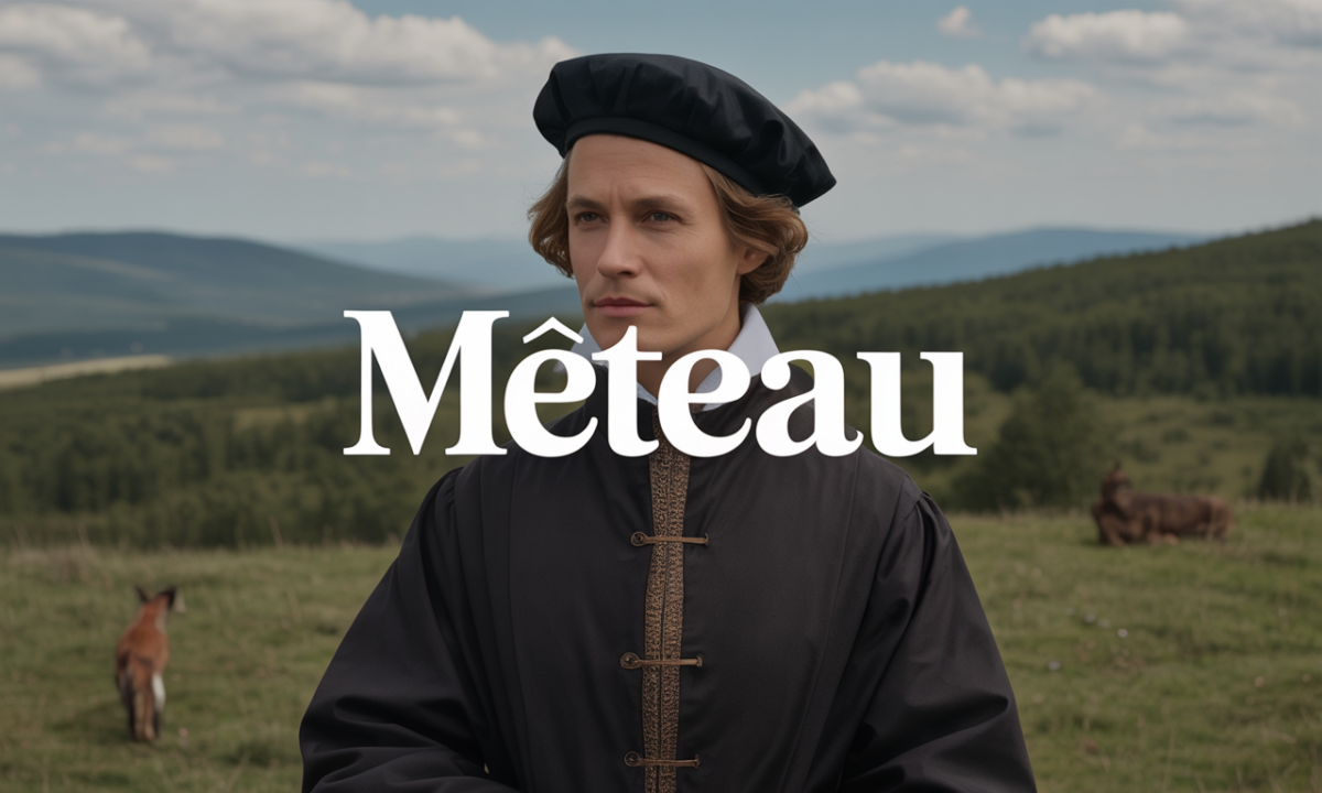 Illustration liée à l’origine et à l’histoire du nom de famille Meteau