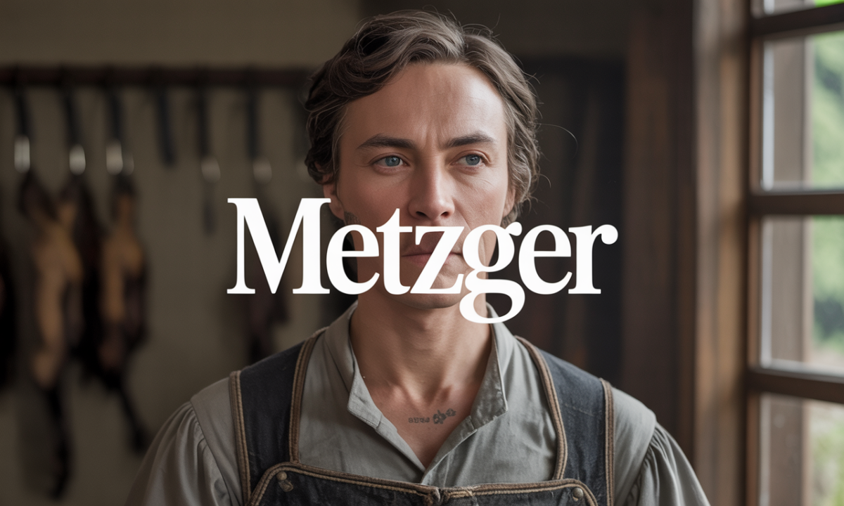 Illustration de Metzger, Noms de famille