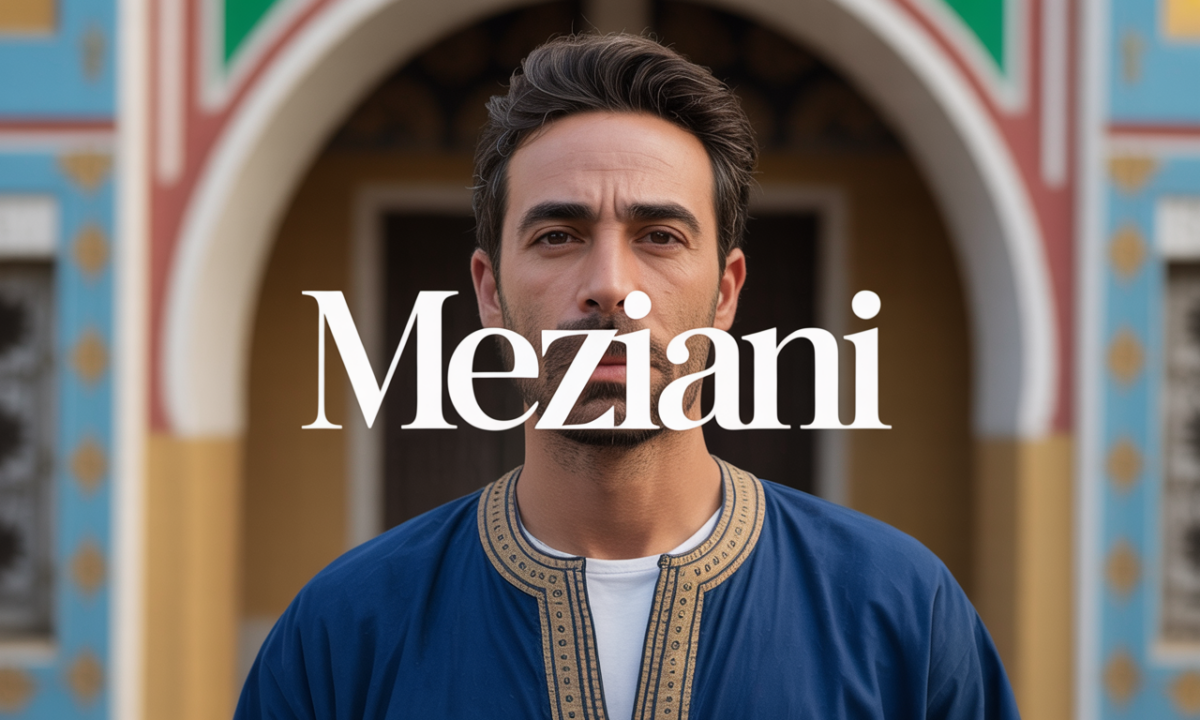 Illustration liée à l’origine et à l’histoire du nom de famille Meziani