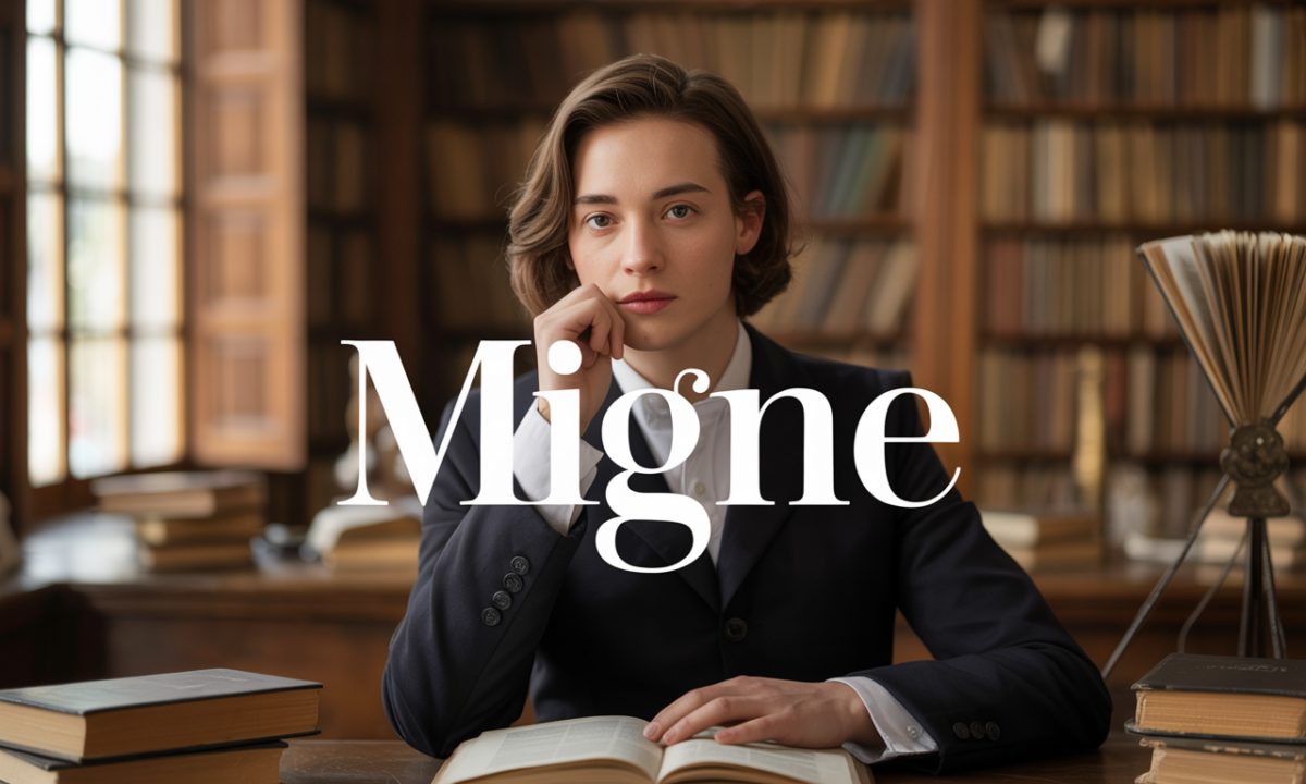 Illustration de Migne, Noms de famille