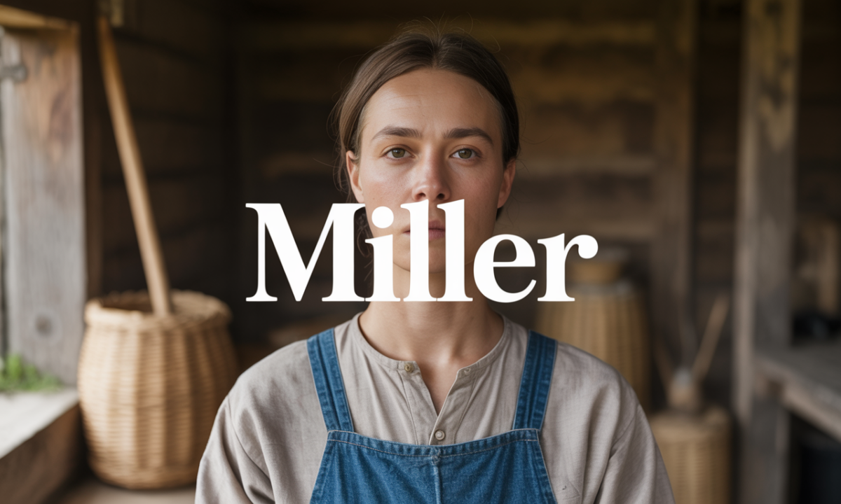 Illustration de Miller, Noms de famille