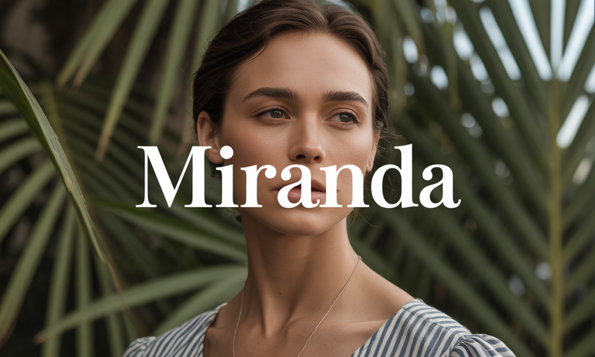 Illustration de Miranda, Noms de famille