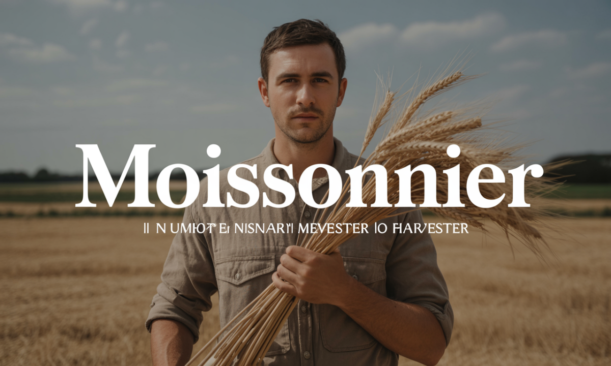 Illustration de Moissonnier, Noms de famille