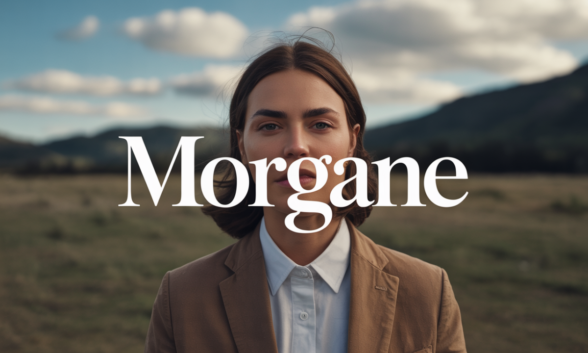 Illustration symbolique liée à l’origine du prénom Morgane