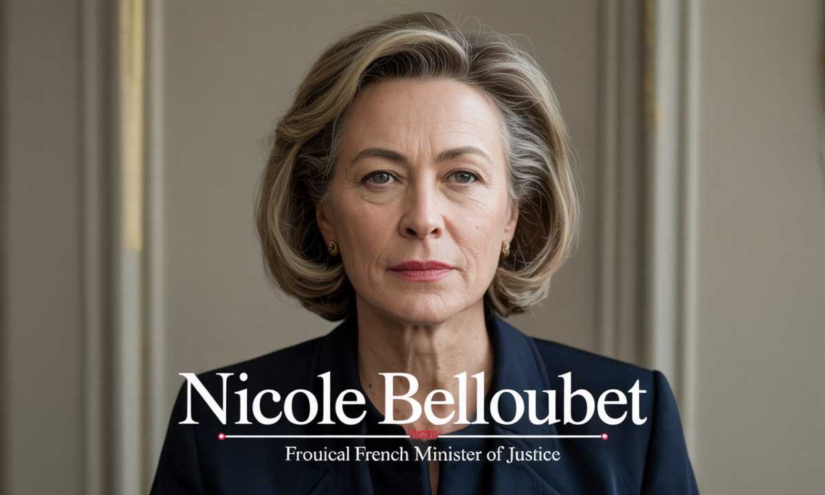 Ilustração de Nicole Belloubet, Celebridades e personalidades