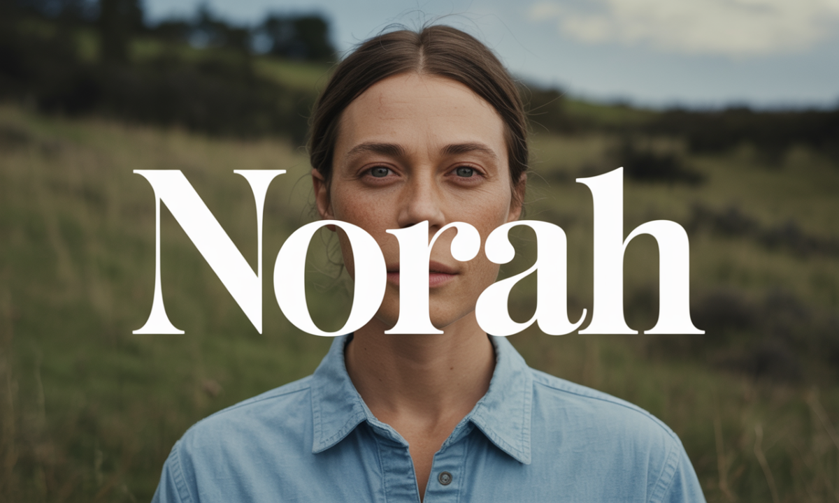 Illustration symbolique liée à l’origine du prénom Norah