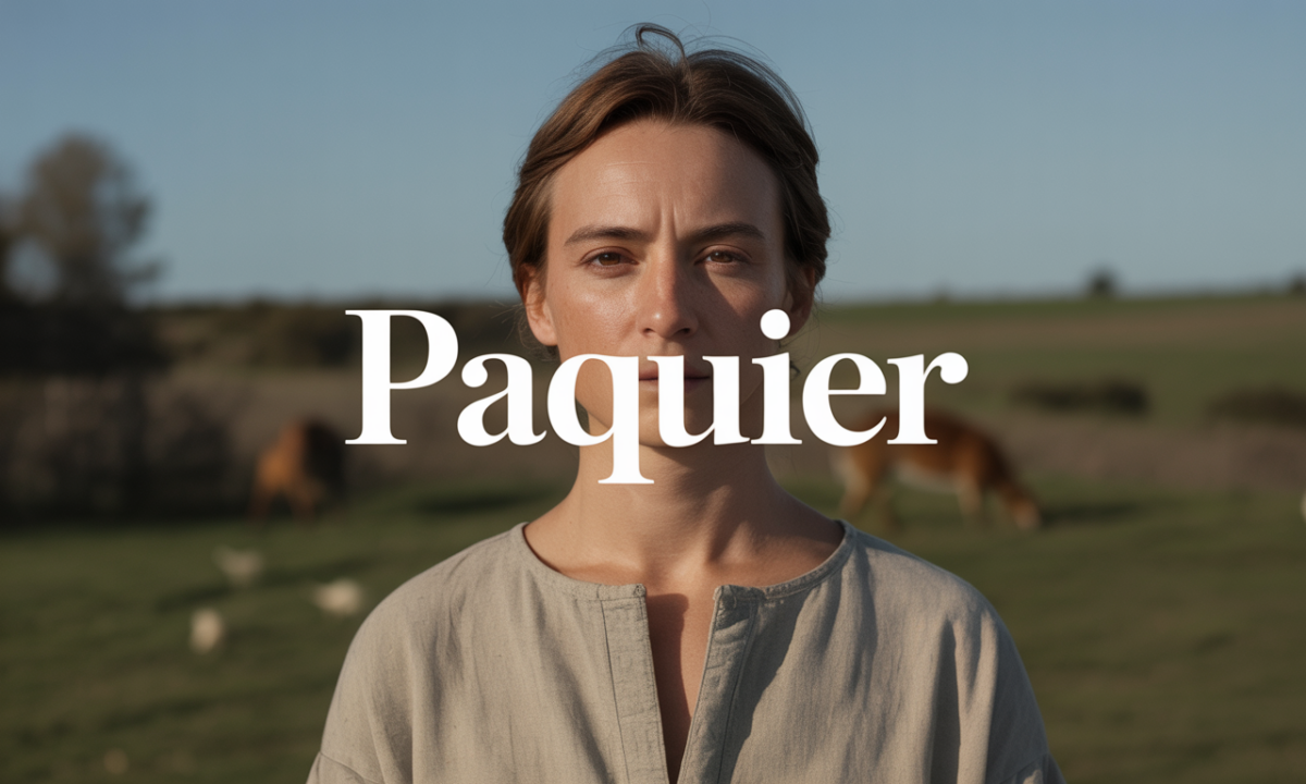 Illustration de Paquier, Noms de famille