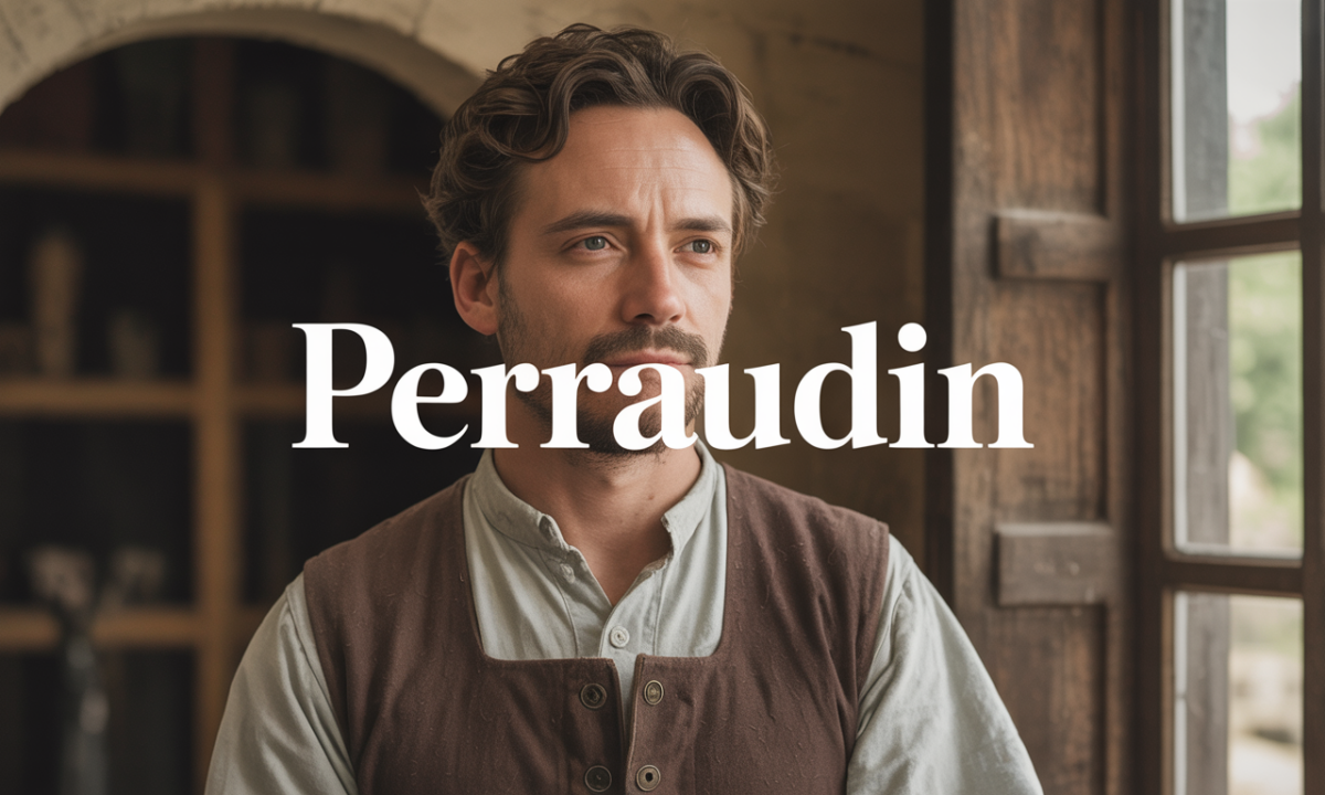 Illustration de Perraudin, Noms de famille