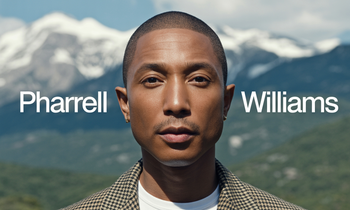 Illustration de Pharrell Williams, personnalité publique