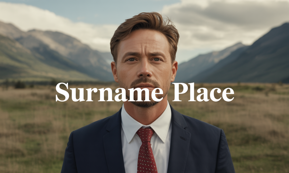 Illustration de Place, Noms de famille