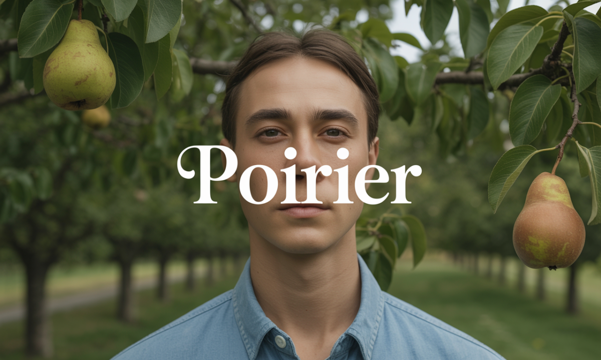 Illustration de Poirier, Noms de famille