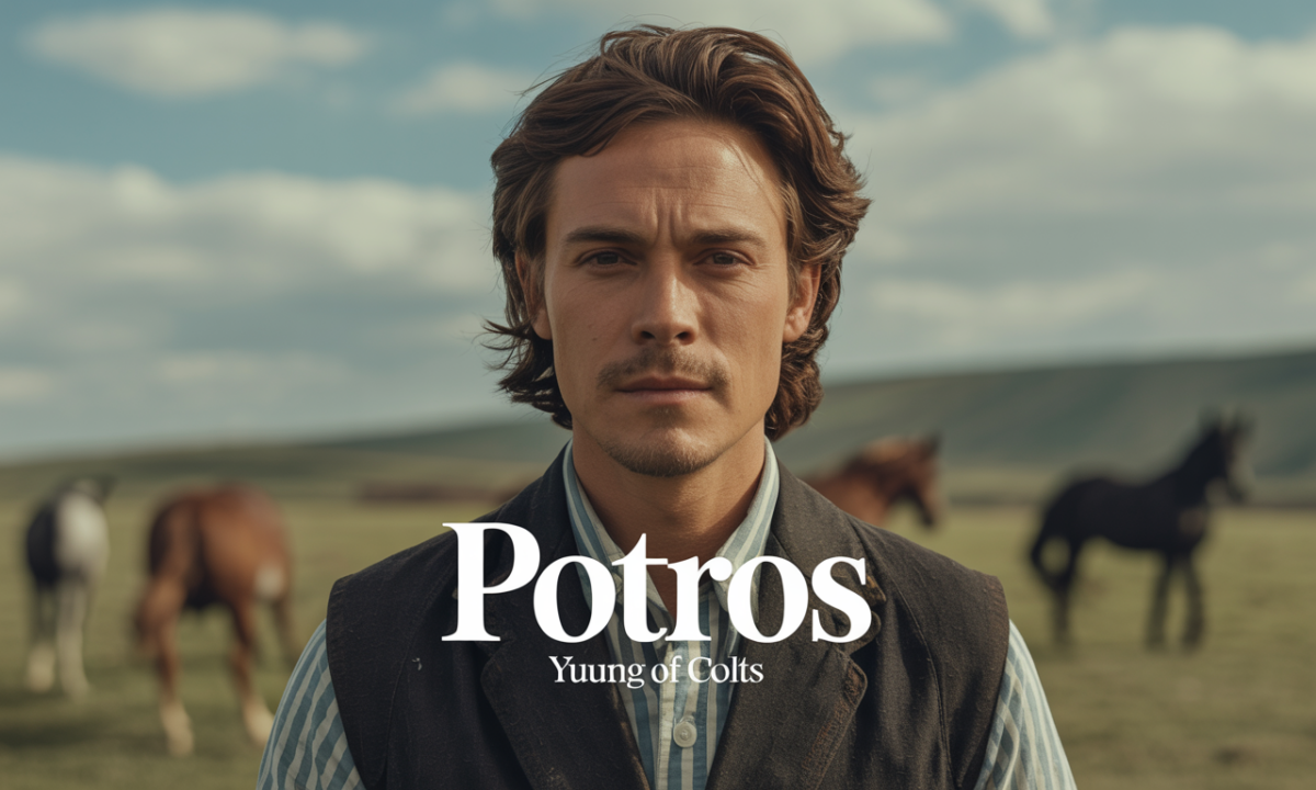 Illustration liée à l’origine et à l’histoire du nom de famille Potros