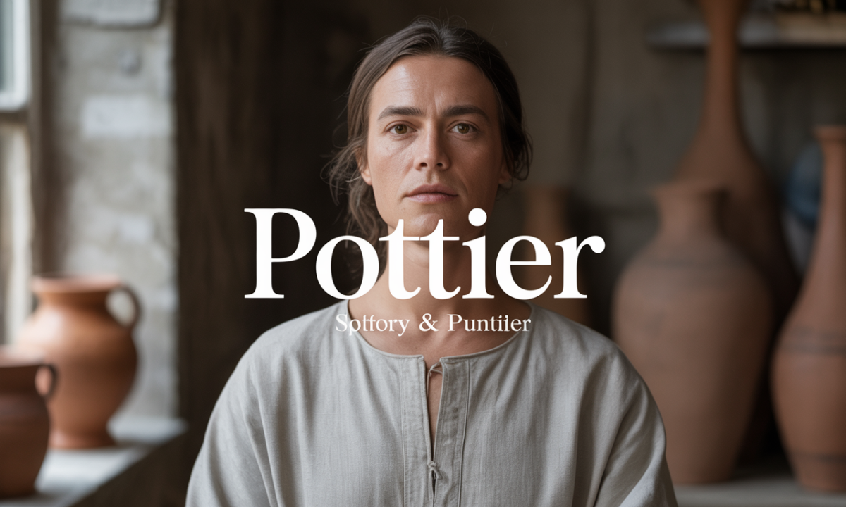 Illustration liée à l’origine et à l’histoire du nom de famille Pottier