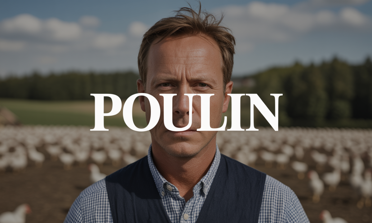 Illustration de Poulin, Noms de famille