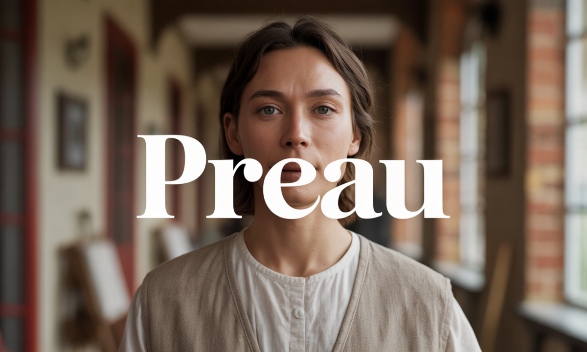 Illustration de Preau, Noms de famille