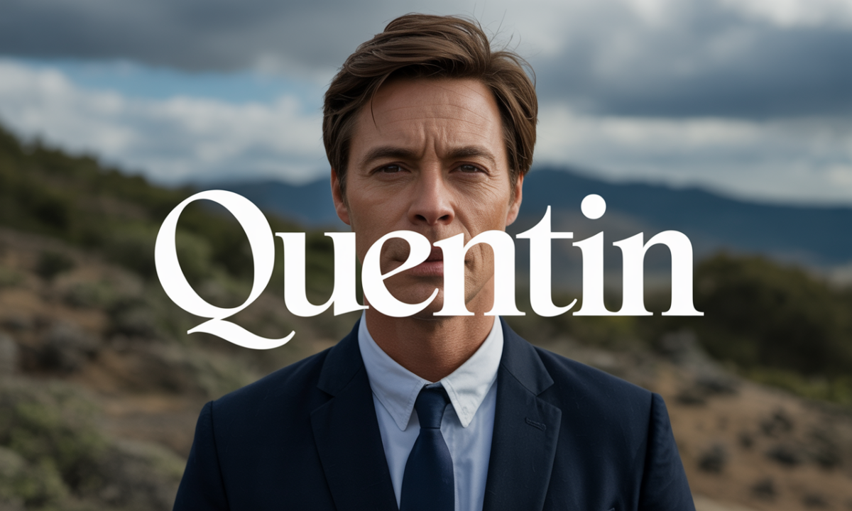 Illustration symbolique liée à l’origine du prénom Quentin