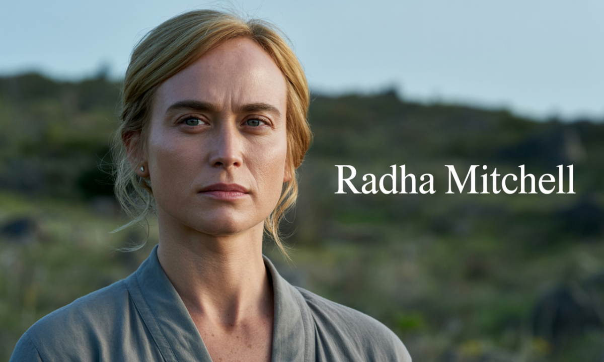 Illustration de Radha Mitchell, personnalité publique