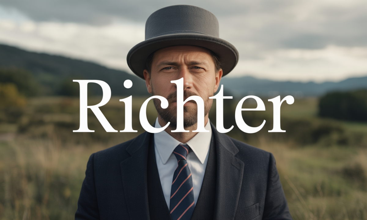 Illustration de Richter, Noms de famille