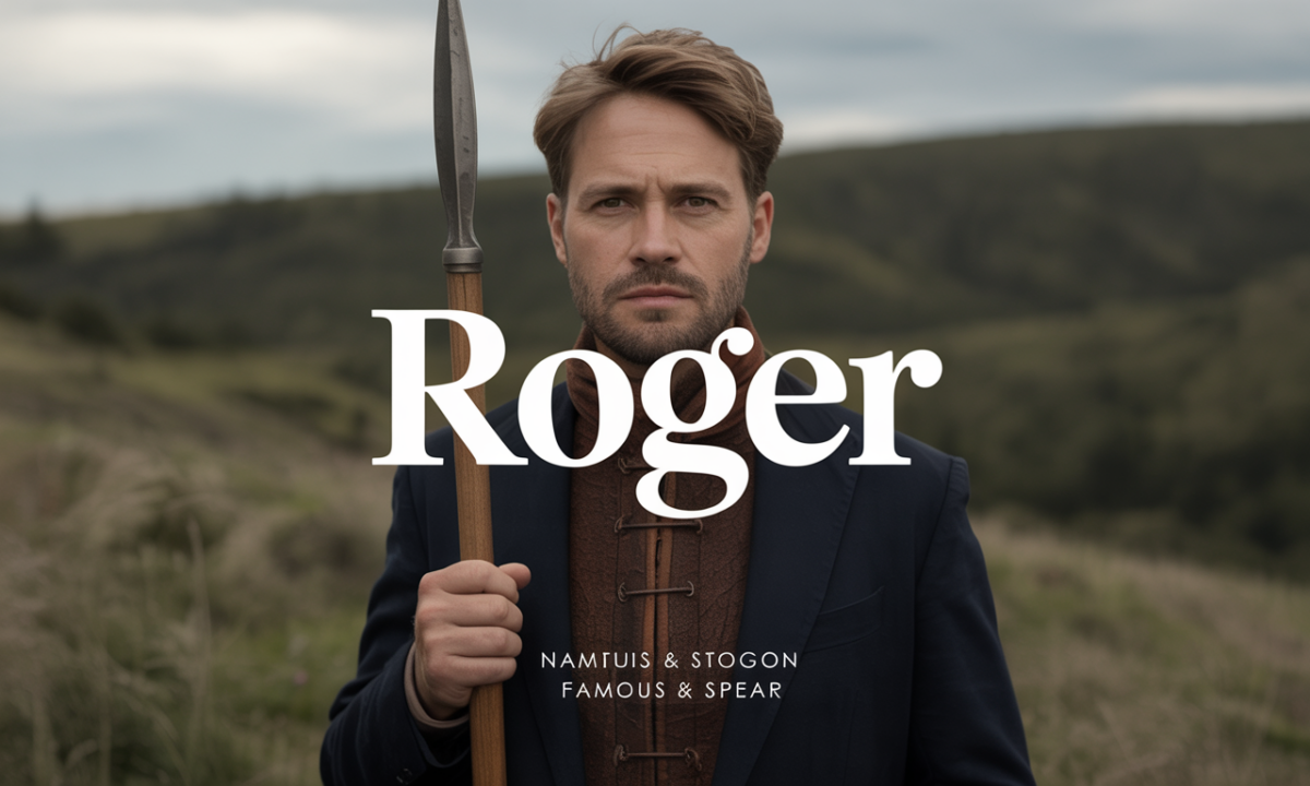 Illustration liée à l’origine et à l’histoire du nom de famille Roger