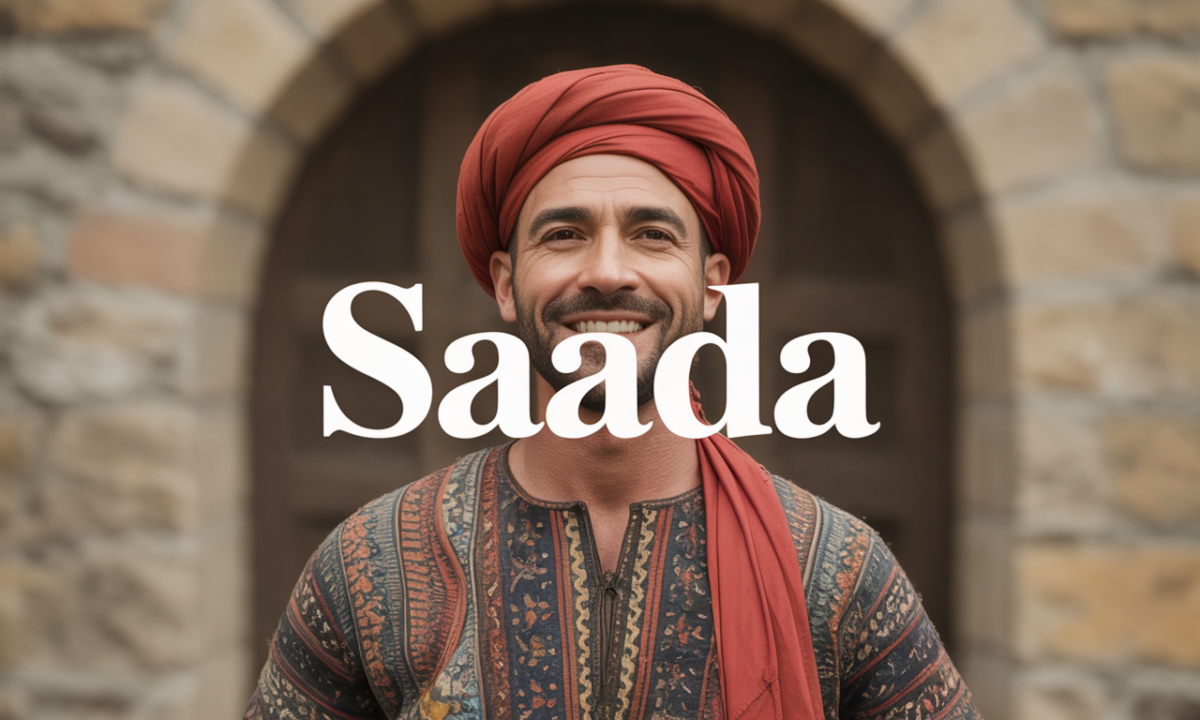 Illustration liée à l’origine et à l’histoire du nom de famille Saada