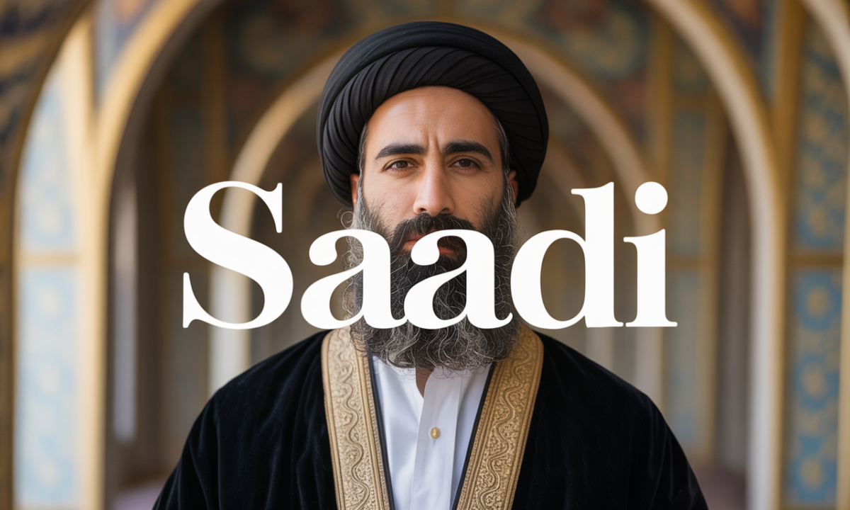 Illustration de Saadi, Noms de famille