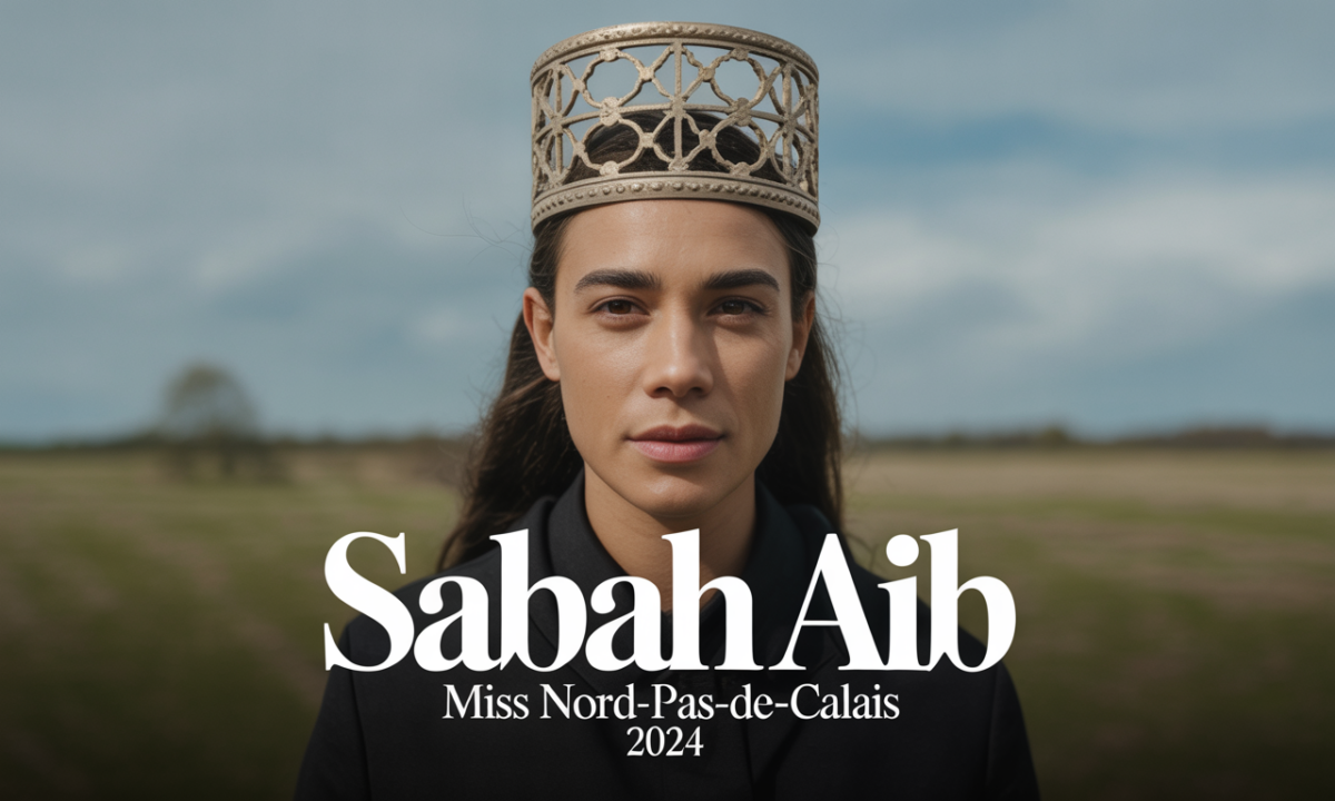Illustration de Sabah Aib – Miss Nord-Pas-de-Calais 2024, personnalité publique