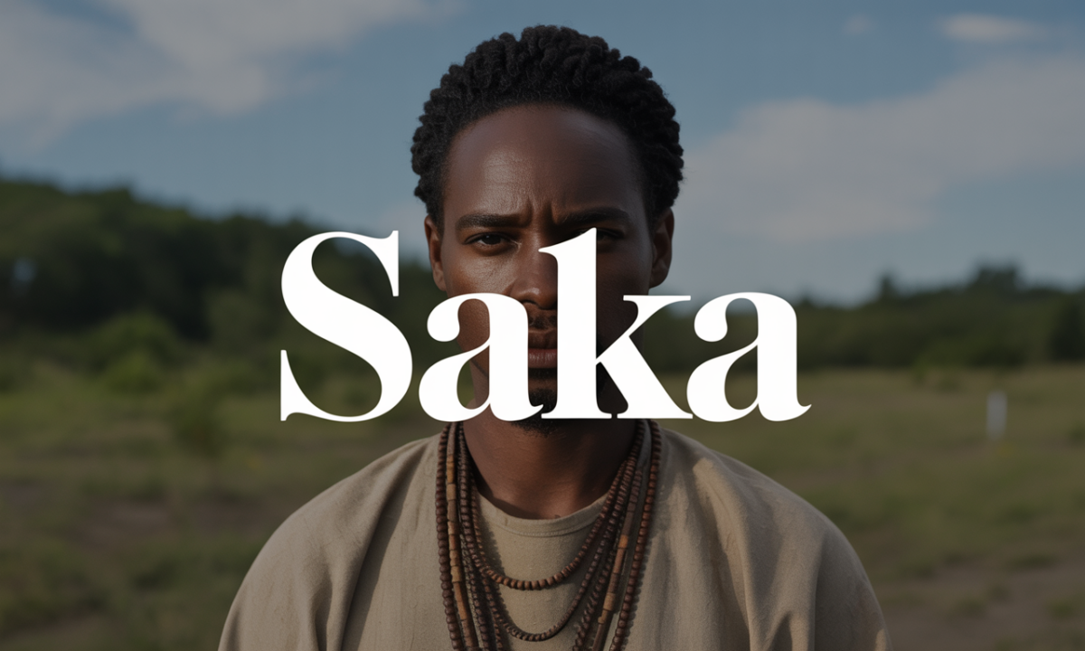 Illustration symbolique liée à l’origine du prénom Saka