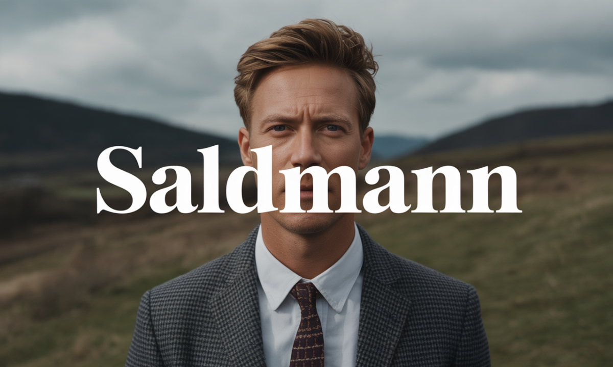 Illustration liée à l’origine et à l’histoire du nom de famille Saldmann