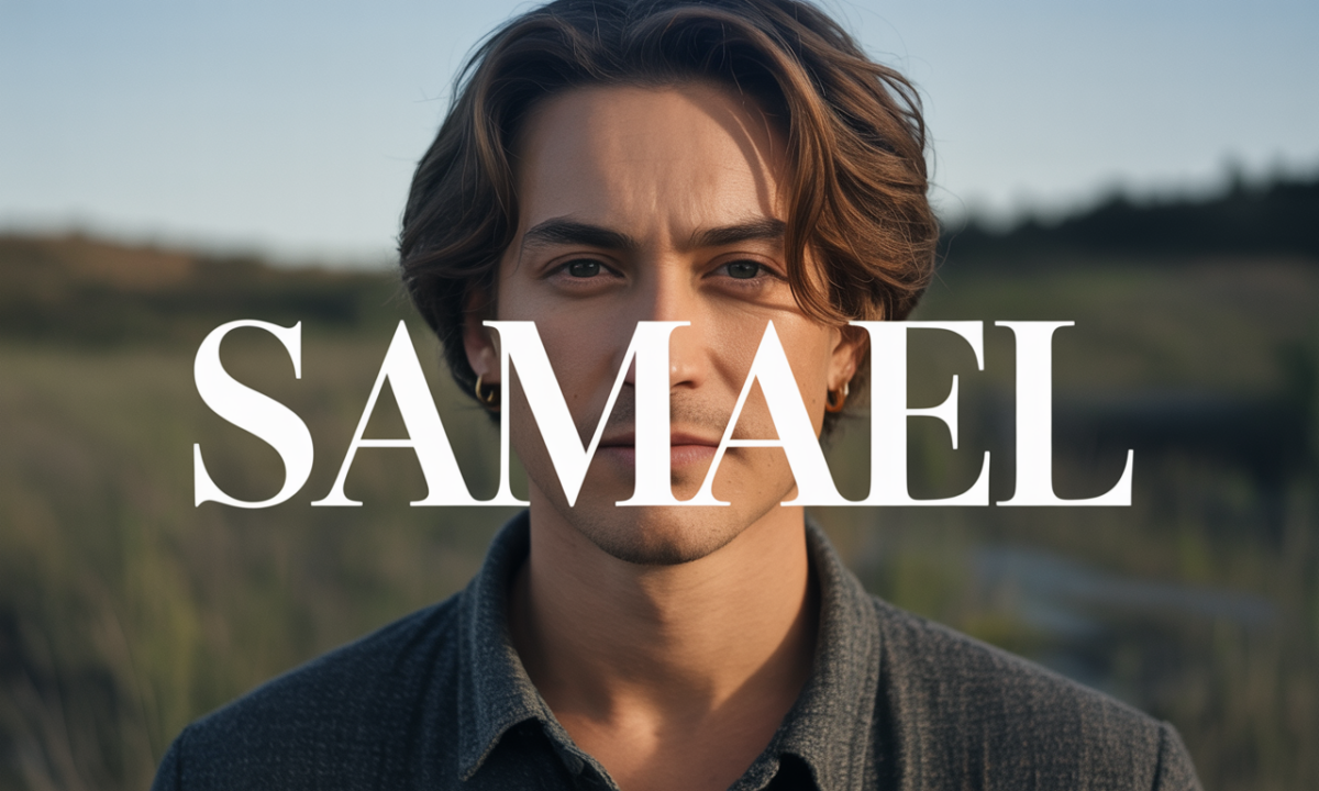 Illustration symbolique liée à l’origine du prénom Samael