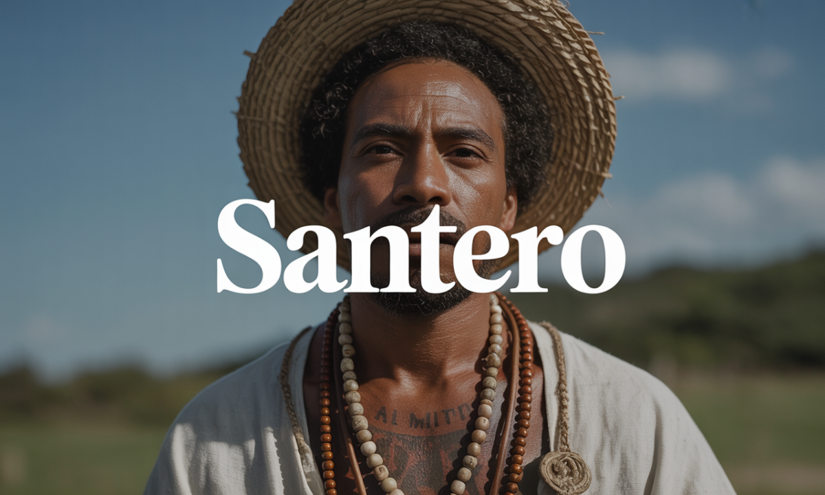 Illustration symbolique liée à l’origine du prénom Santero